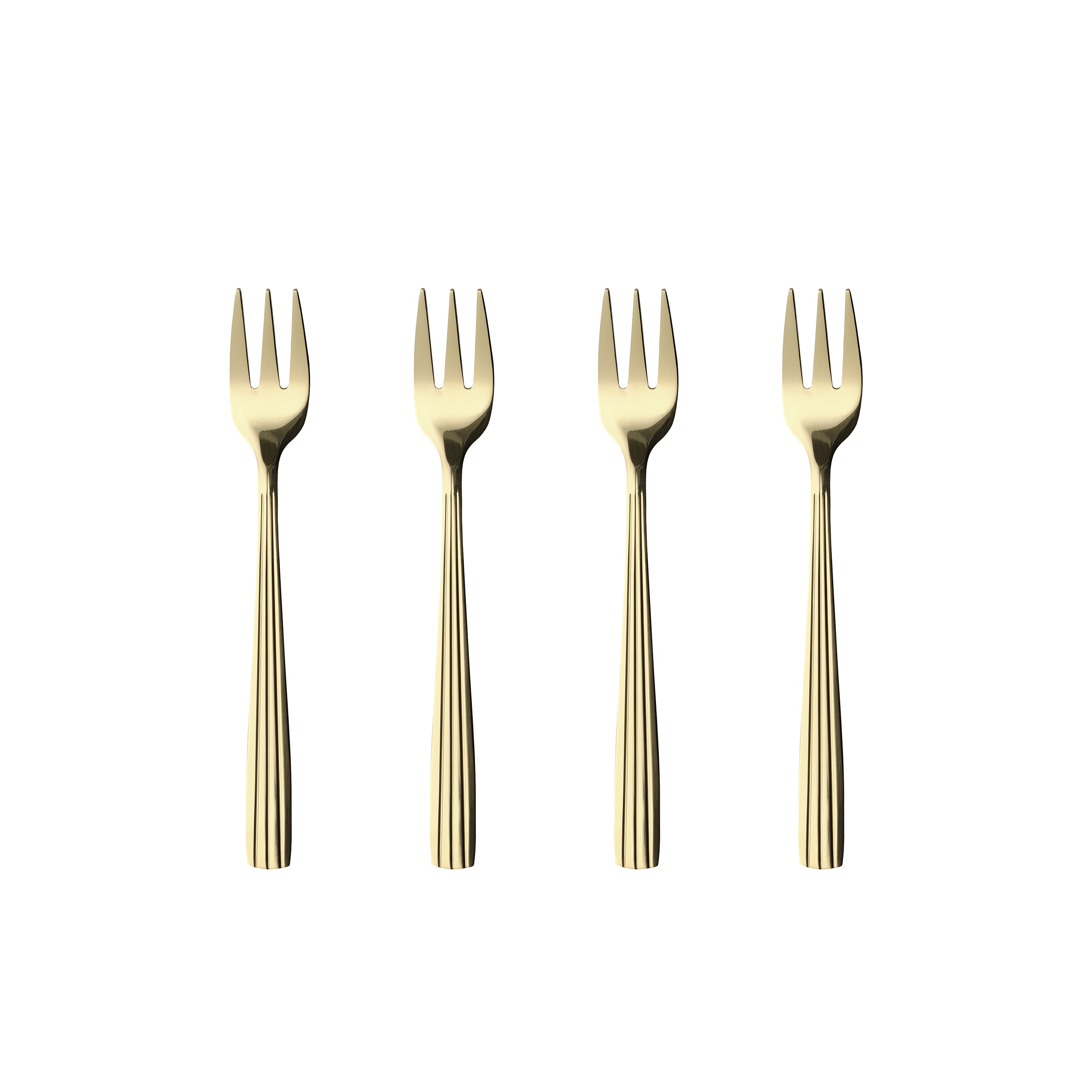 Kagegafler, Champagne guld - 4 stk.